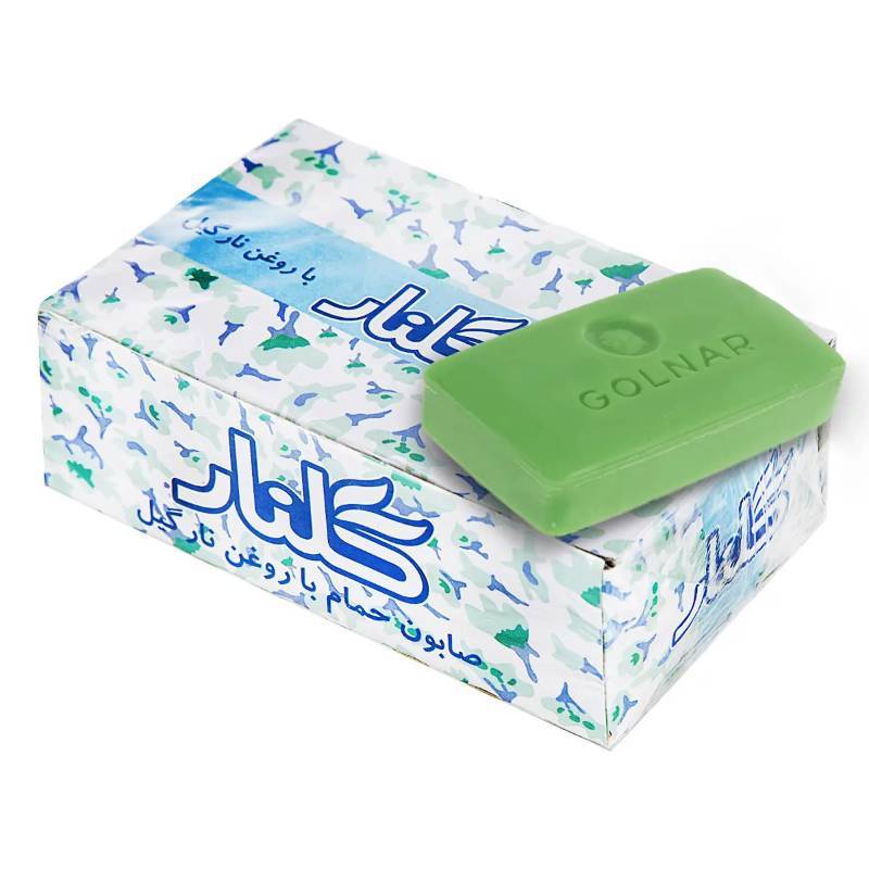 صابون گلنار کلاسیک – پک ۶ تایی ۱۰۰ گرمی، صابون حمام و دستشویی با رایحه گل‌دار صابون گلنار بسته ۶ تایی
