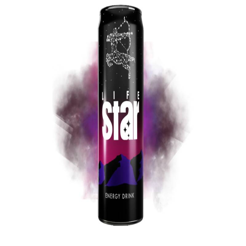 نوشابه انرژی زا لایف استار ۲۵۰ میلی لیتر