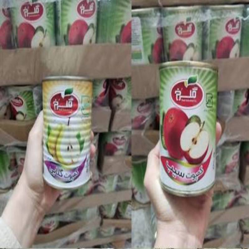 کمپوت سیب و گلابی گلرخ